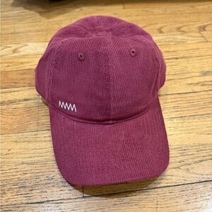 Love Your Melon Corduroy Cap -Burgundy